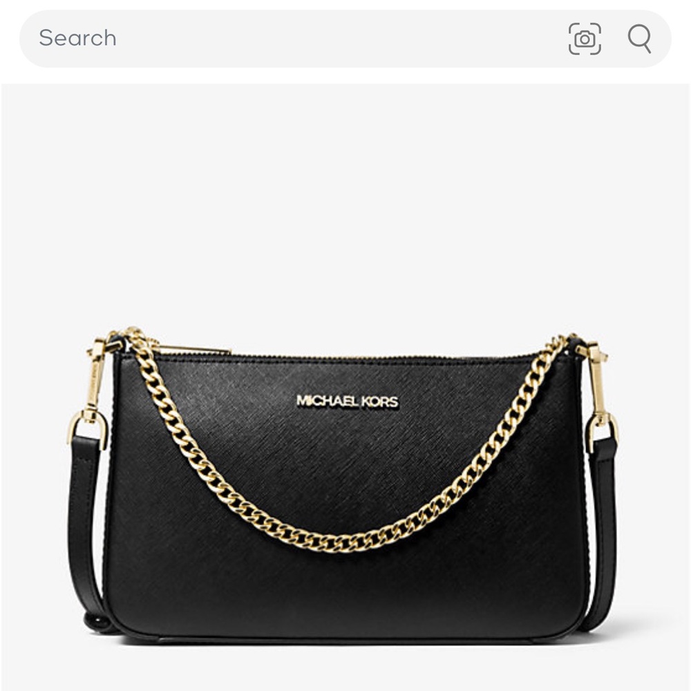 Michael Kors Black Crossbody Safiano
